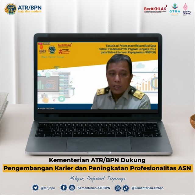 Kementerian ATR BPN Dukung Pengembangan Karier Dan Peningkatan