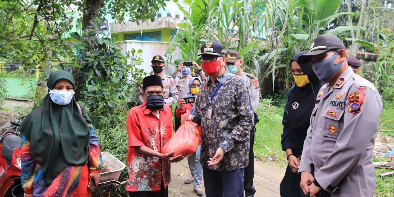 ASN Pemko Payakumbuh Badoncek Sediakan 600 Paket Sembako