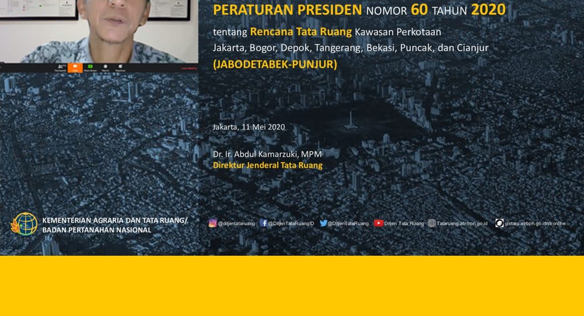 Perpres No. 60 Tahun 2020 Tegaskan Jabodetabek-Punjur Menjadi Pusat Ekonomi dan Solusi Banjir di Jakarta