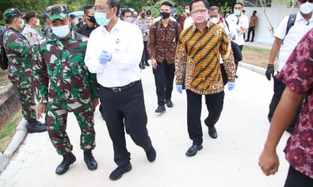 Bersama Menkopolhukam, Mendagri Tinjau RSKI Pulau Galang Batam