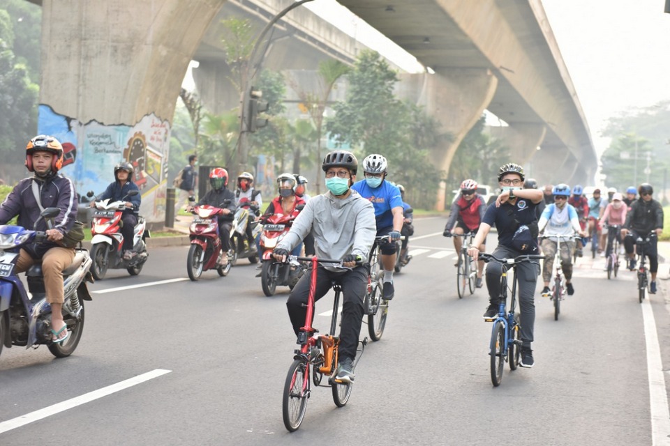 Budayakan Hidup Sehat, Kemendes Gelar Acara Bersepeda