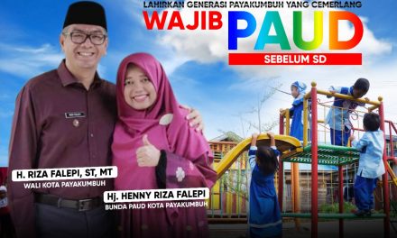 Di Payakumbuh, Anak Wajib PAUD 1 Tahun, Sudah Ada Perwakonya