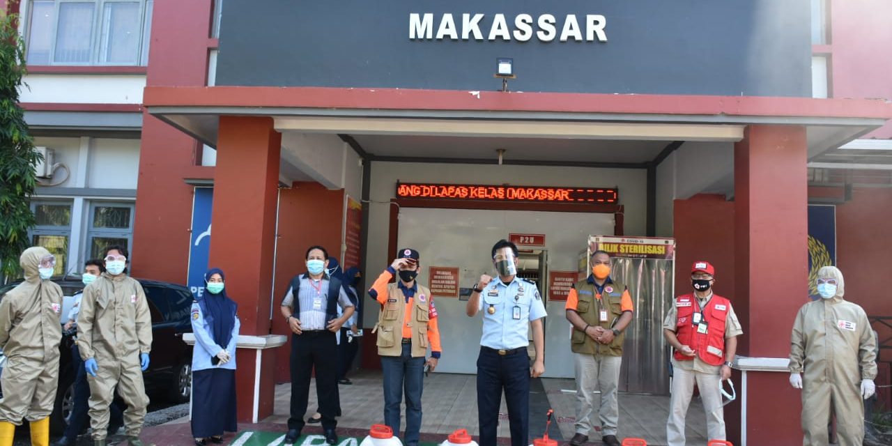 Pelaksanaan Protokol Kesehatan di Lapas Kelas 1 Makassar