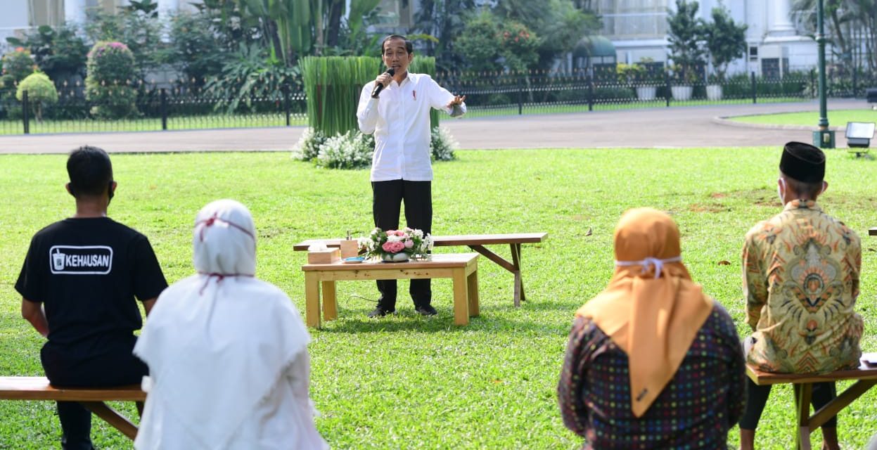 Presiden Ajak Pelaku Usaha UKM Tetap Optimis Hadapi Pandemi