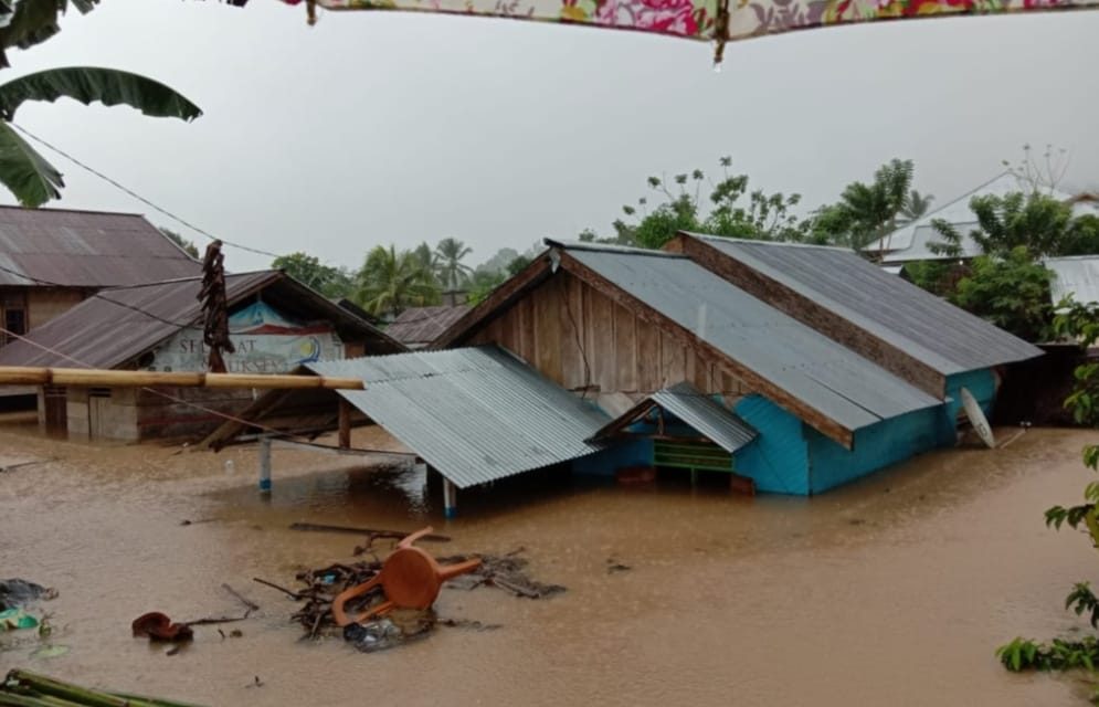 Banjir dan Longsor Landa Sejumlah Desa di Kabupaten Bolaang Mongondow