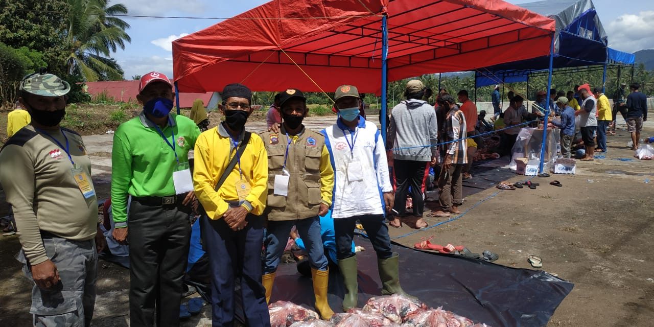 Pelaksanaan Kurban Di Sapaku Kota Payakumbuh Ikuti Protokol Kesehatan, Lurah Himbau Warga Naikkan Bendera Merah Putih