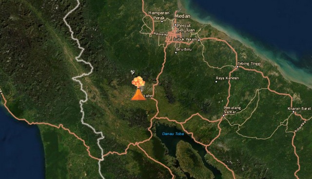 Gunung Sinabung Kembali Erupsi, Status Masih Level III