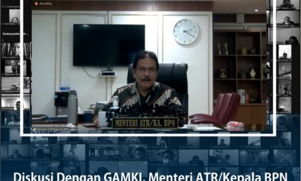 Diskusi Dengan GAMKI, Menteri ATR/Kepala BPN Jelaskan Mispersepsi RUU Cipta Kerja