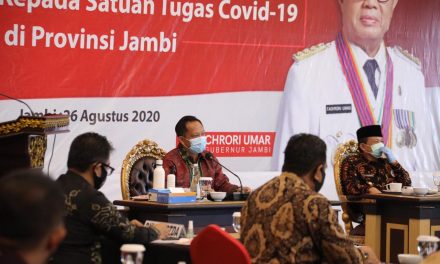 Mendagri Tekankan 3M dan 3T Penanganan Covid-19 di Provinsi Jambi