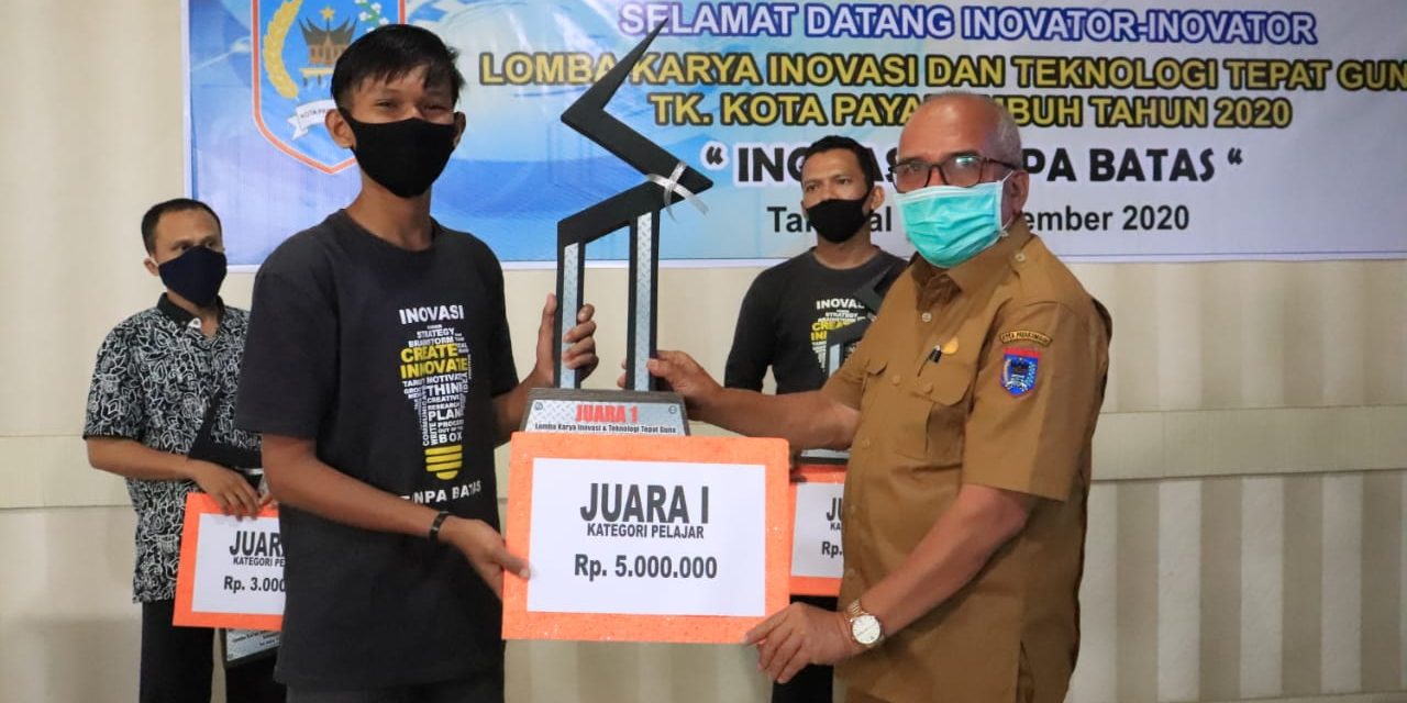 Umumkan Langsung Juara Lomba Inovasi dan Teknologi Tepat Guna Tingkat Kota Payakumbuh