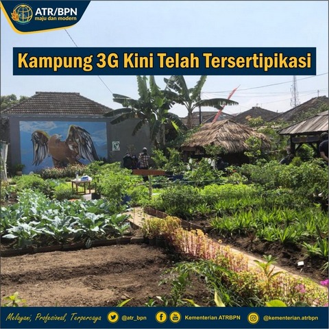 Kampung 3G Kini telah Tersertipikasi