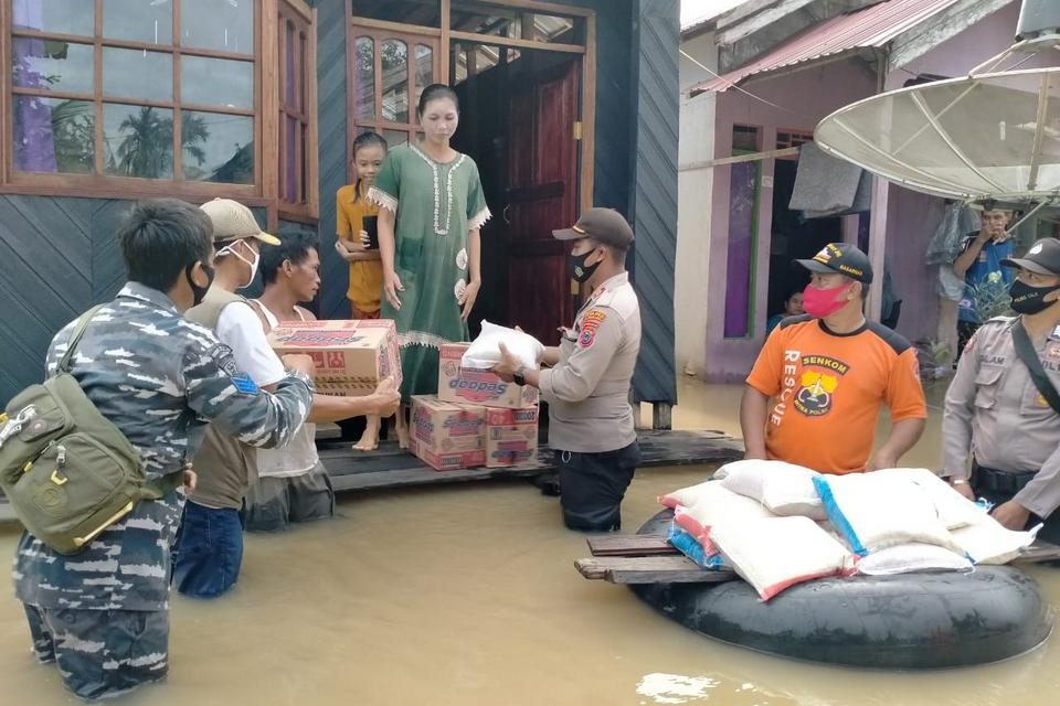 Sebanyak 14.891 Jiwa Terdampak Banjir di Kalimantan Selatan