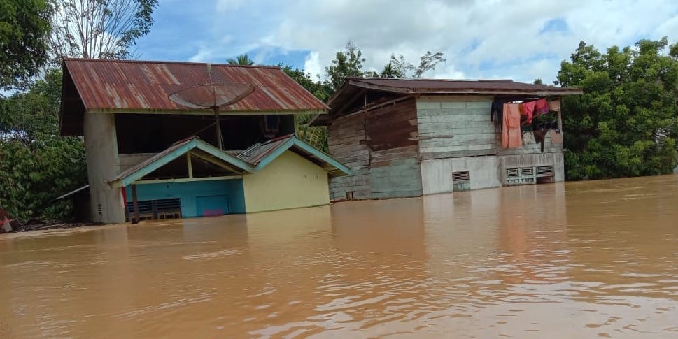 UPDATE: Lima Sungai Meluap Sebabkan Banjir di Kabupaten Landak