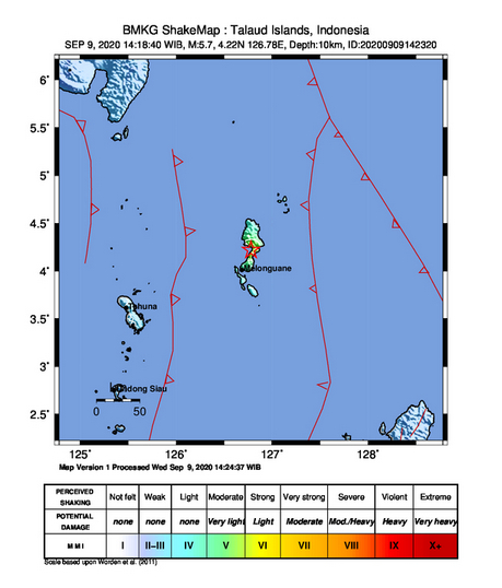 Warga Kepulauan Talaud Sempat Panik Saat Gempa M5, 7