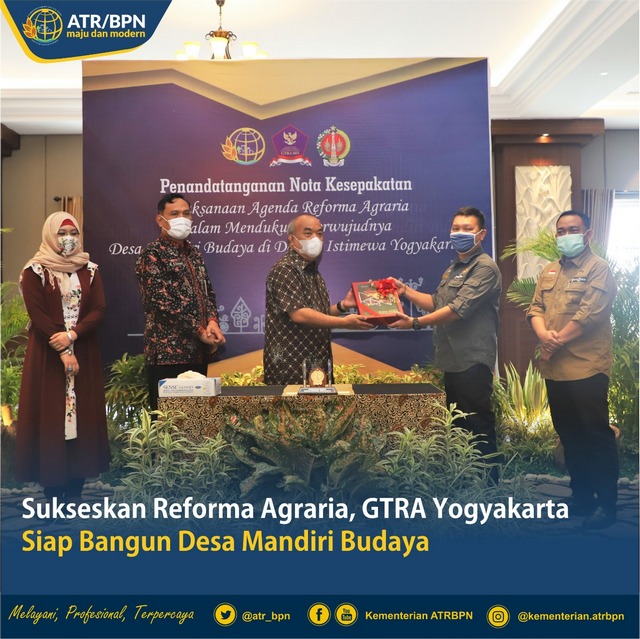 Sukseskan Reforma Agraria, GTRA Yogyakarta Siap Bangun Desa Mandiri Budaya