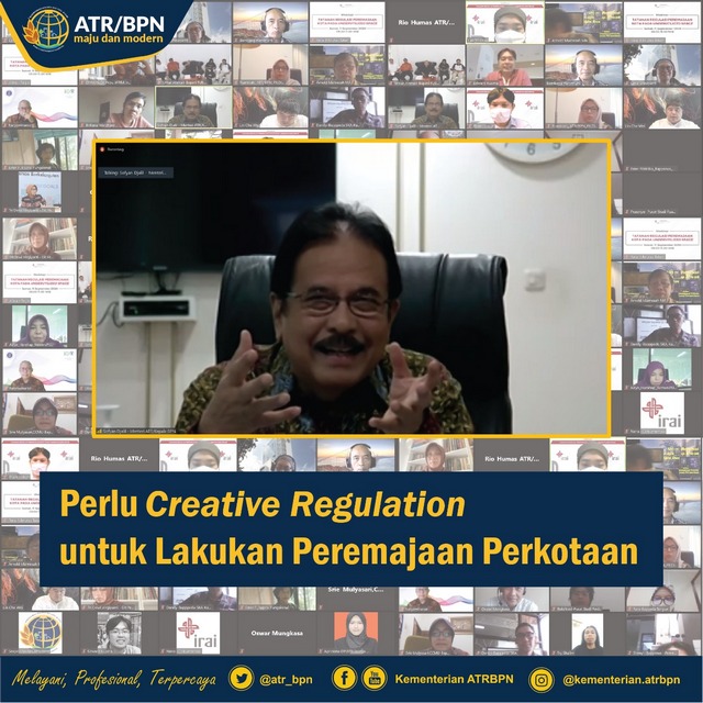 Perlu Creative Regulation untuk Lakukan Peremajaan Perkotaan