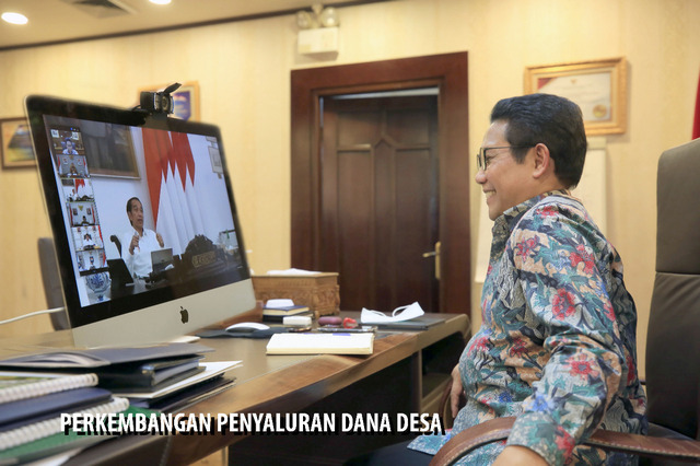 Ratas, Gus Menteri Laporkan Soal PKTD, BLT dan Fokus Dana Desa 2021