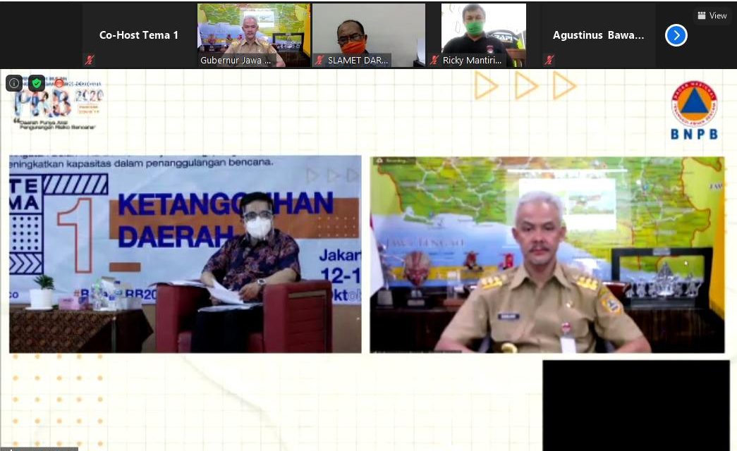 Webinar Seminar Nasional Digelar Dalam Rangkaian Peringatan Bulan PRB