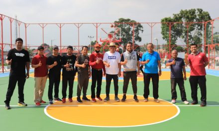 Riza Falepi Tunggu Kedatangan Tim Basket Eksekutif Meriahkan HUT Kota Payakumbuh Ke 50 Tahun Di Lapangan Olahraga Outdoor Baru