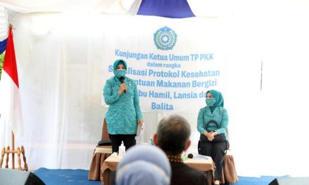 Ketum TP PKK Instruksikan Kepada Seluruh Kader PKK untuk Konsisten dan Tidak Kendor Kampanyekan Prokes Covid-19