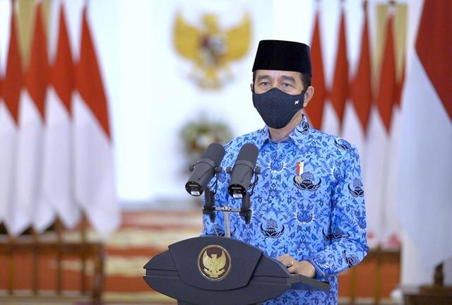 Presiden Apresiasi Semangat Pengabdian Anggota Korpri di Tengah Pandemi