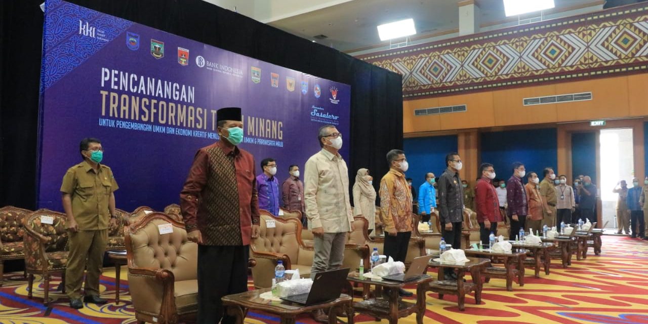 Tenun Balai Panjang Dapat Lampu Hijau, Wako Riza Tandatangan Komitmen Dengan Bank Indonesia