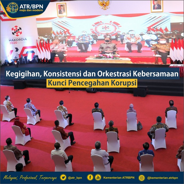 Kegigihan, Konsistensi dan Orkestrasi Kebersamaan Kunci Pencegahan Korupsi