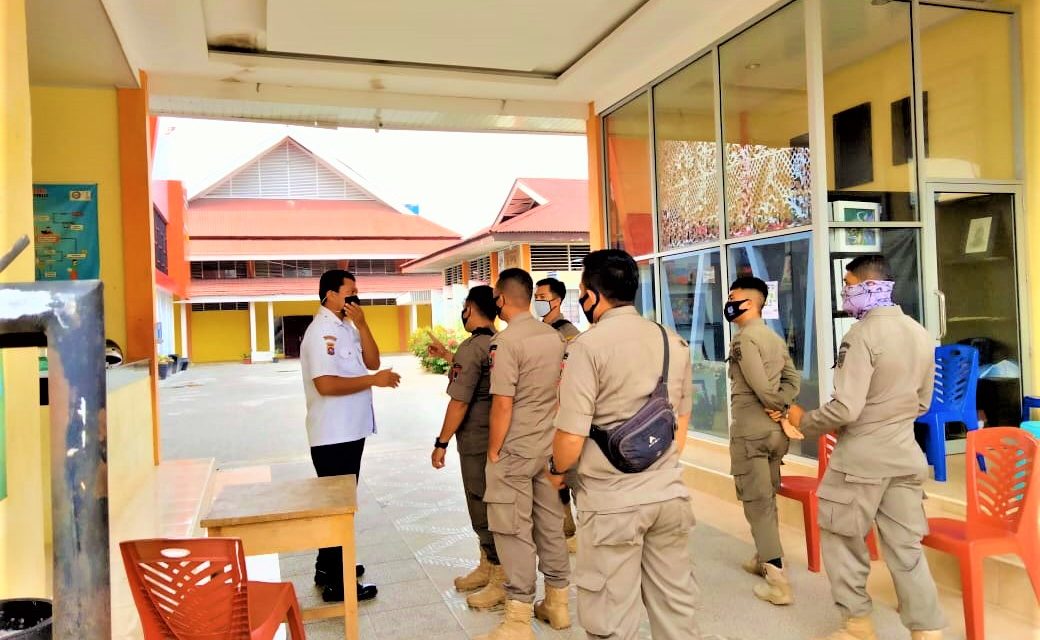 Operasi Yustisi Satpol PP Payakumbuh, Pastikan Sekolah Tatap Muka Aman Covid-19