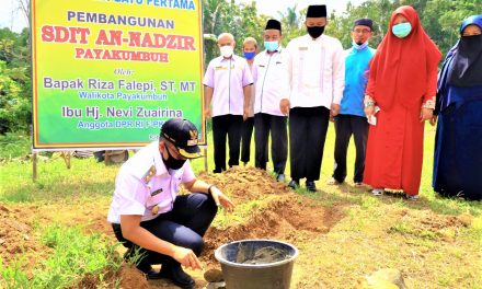 Wakil Wali Kota Payakumbuh Lakukan Peletakan Batu Pertama SD IT An-Nadzir