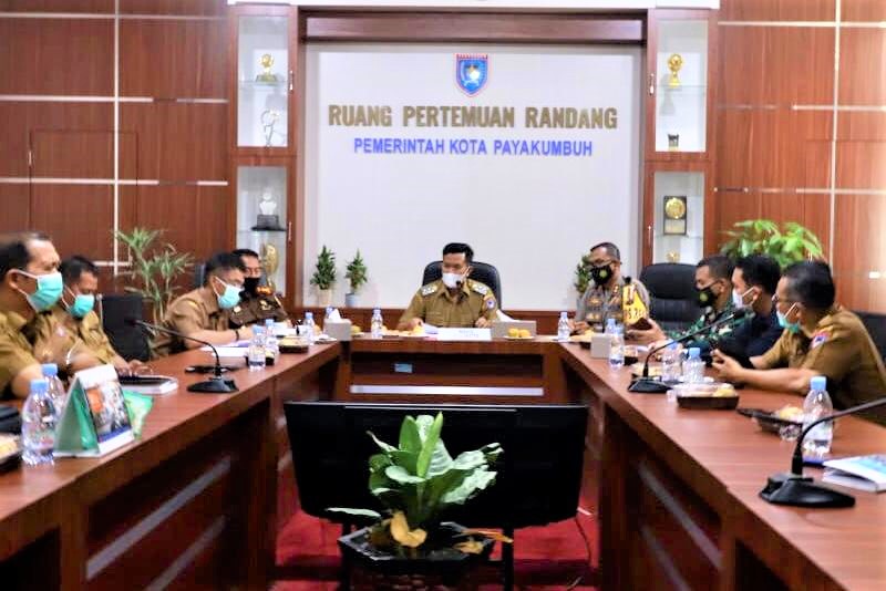 Pemko Payakumbuh Gelar Rapat Koordinasi Tim Satgas Covid-19