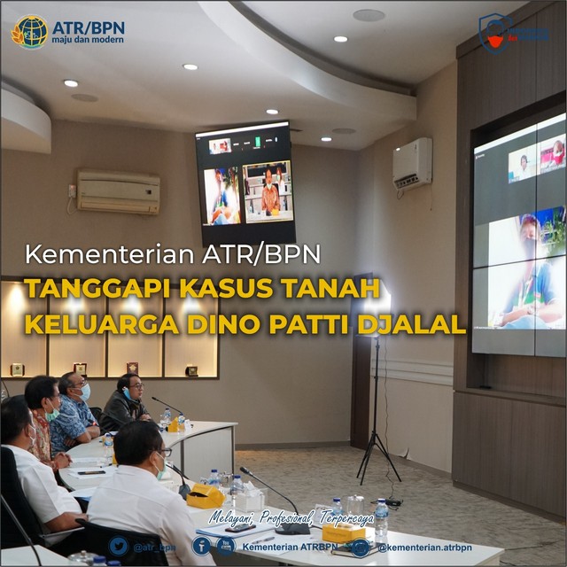 Kementerian ATR/BPN Tanggapi Kasus Tanah Keluarga Dino Patti Djalal