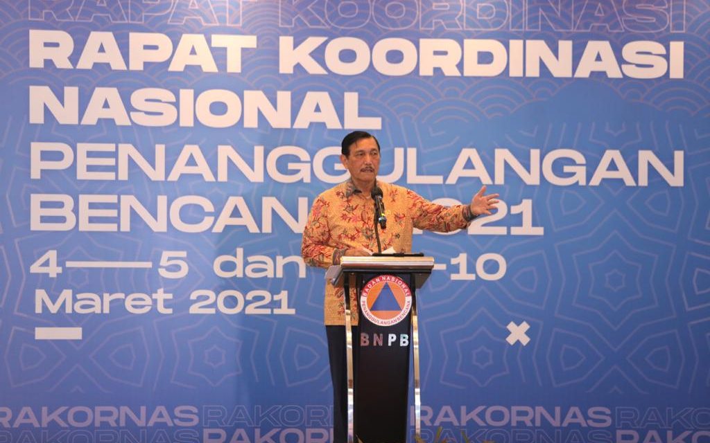 Rakornas PB BNPB 2021, Menko Marvest Luhut Berikan Enam Rekomendasi PB Gempabumi dan Potensi Tsunami