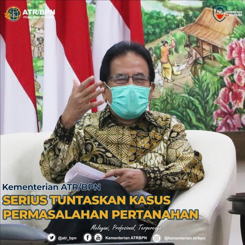 Kementerian ATR/BPN Serius Tuntaskan Kasus Permasalahan Pertanahan