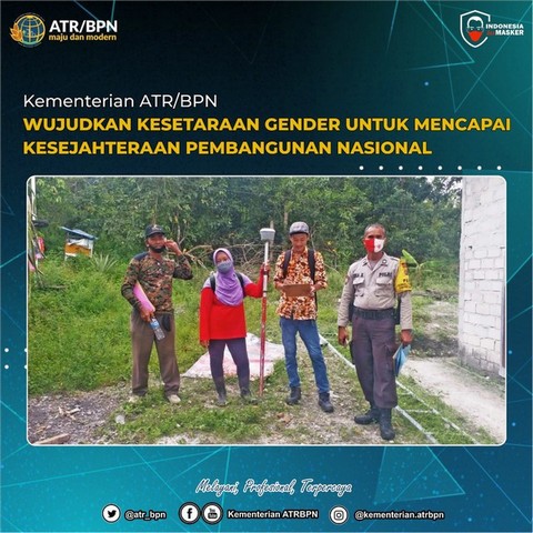 Kementerian ATR/BPN Wujudkan Kesetaraan Gender untuk Mencapai Kesejahteraan Pembangunan Nasional