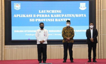 Launching Aplikasi e-Perda di Banten, Kemendagri Dukung Pembentukan Perda yang Cepat dan Transparan