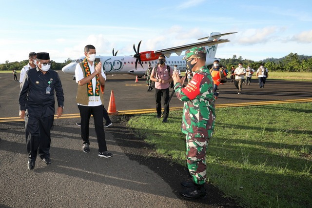 Mendarat di Pulau Simeulue, Doni Monardo Ingin Belajar ‘Smong’ dari Kearifan Lokal