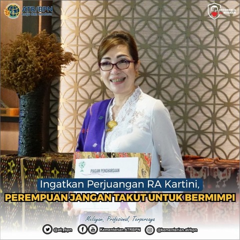 Ingatkan Perjuangan RA Kartini, Perempuan Jangan Takut Untuk Bermimpi