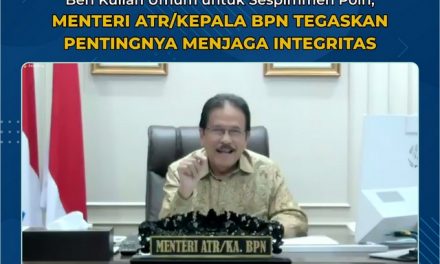 Beri Kuliah Umum untuk Sespimmen Polri, Menteri ATR/Kepala BPN Tegaskan Pentingnya Menjaga Integritas