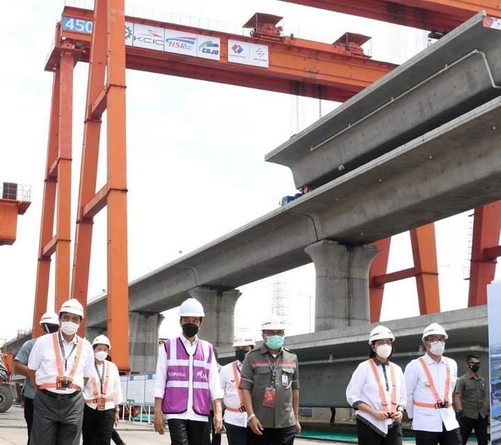 Pembangunan Kereta Cepat Jakarta-Bandung Capai 73 Persen