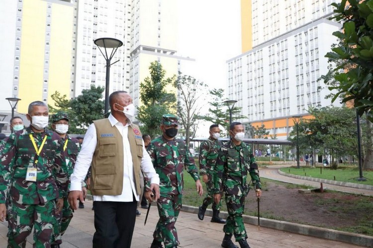 Tinjau Wisma Atlet, Ganip Warsito Pastikan Wisma Atlet Siap Hadapi Lonjakan Pasien Paska Libur Lebaran