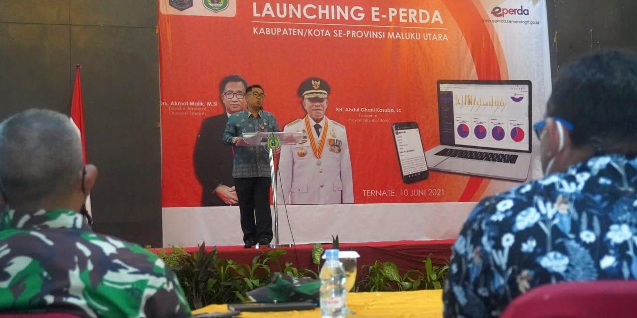 Dukung Regulasi Daerah Berkualitas, Kemendagri Luncurkan e-Perda di Maluku Utara