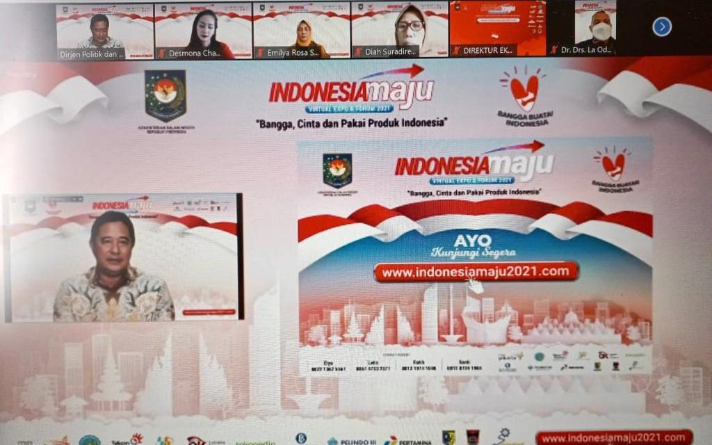 Lewat Virtual Expo & Forum 2021 Kemendagri Dorong Masyarakat Bangga, Cinta dan Pakai Produk Indonesia