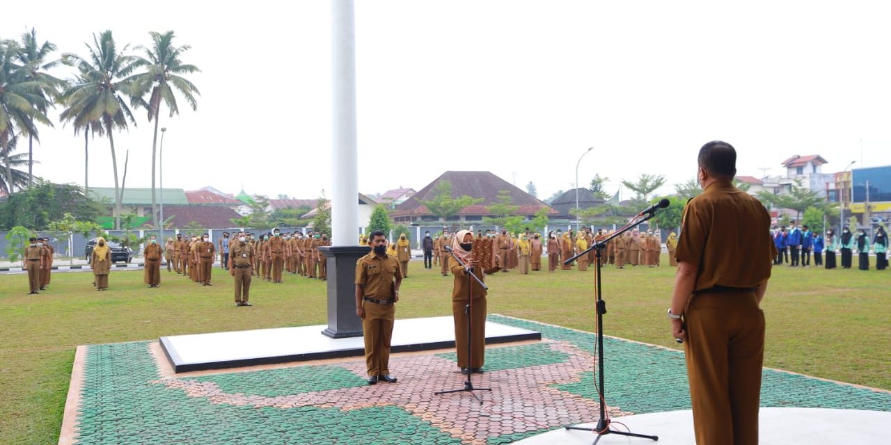 Apel Pagi Di Balai Kota, Om Zet Ajak ASN Jaga Imun Tubuh Untuk Hidup Sehat Dengan Biasakan Menyapa Alam Dan Orang Sekitar