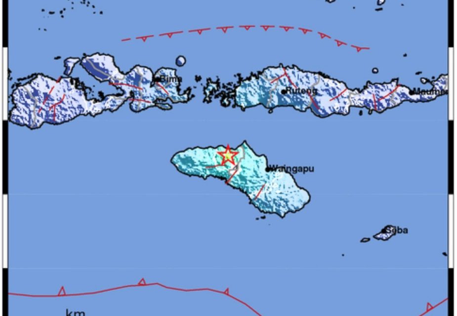 Gempa M5,2 Picu Guncangan Lemah Sekitar Sumba Tengah