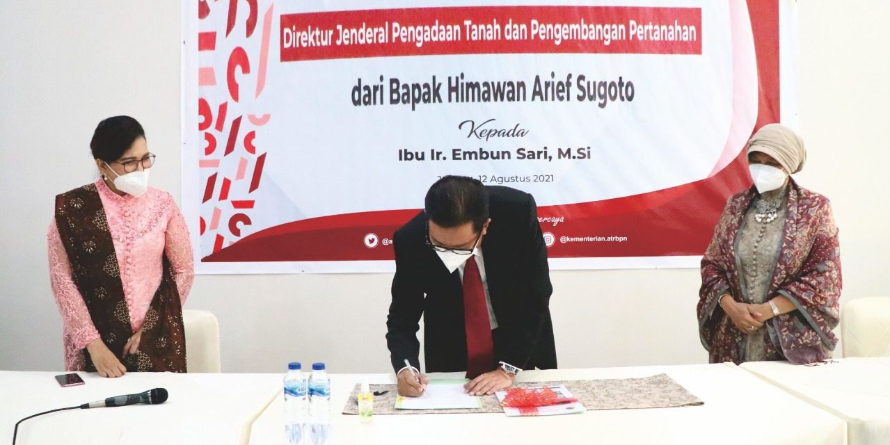 Teruskan Estafet Kepemimpinan, Menteri ATR/Kepala BPN Melantik Direktur Jenderal Pengadaan Tanah dan Pengembangan Pertanahan