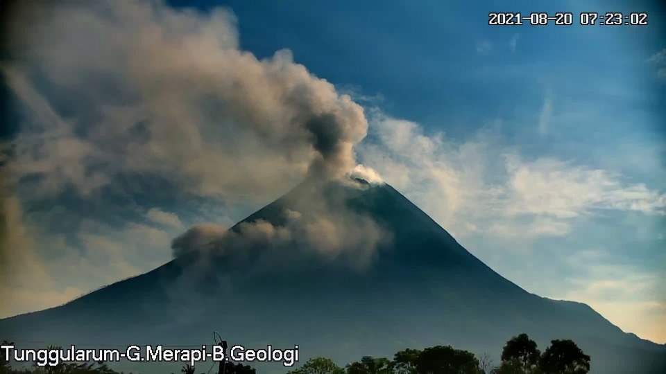 Aktivitas Vulkanik Masih Tinggi, Gunung Merapi Tercatat 20 Kali Muntahkan Awan Panas Guguran Dalam Sepekan Terakhir