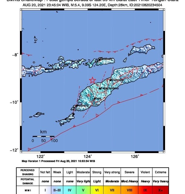 Warga Timor Tengah Utara Rasakan Guncangan Tiga Detik Gempa M5,1