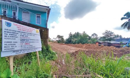 Jalan Inspeksi Batang Agam Dari Jembatan Hasanuddin Hingga Lundang Mulai Dibangun, Saat Ini Pembukaan Lahan