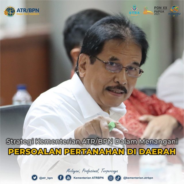 Strategi Kementerian ATR/BPN dalam Menangani Persoalan Pertanahan di Daerah