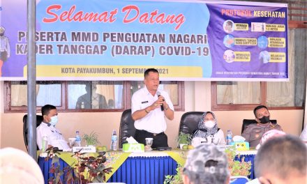 Kecamatan Payakumbuh Timur Diwakili Kelurahan Payobasung Ditunjuk Sebagai Nagari Kader Tanggap Covid 19